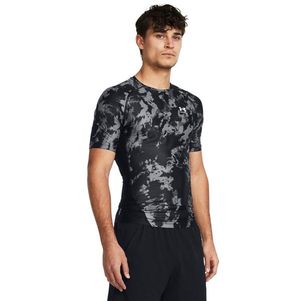 Imagem de Camiseta de Compressão Masculina Under Armour HeatGear Iso-Chill Printed