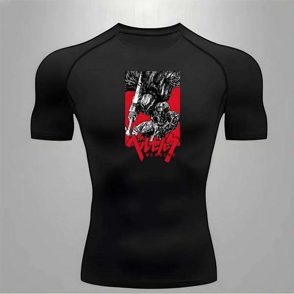 Imagem de Camiseta de Compressão Slim Fit Masculina - Anime Baki Hanma - Academia, Corrida e Fitness