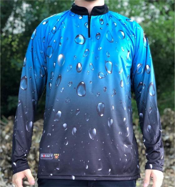 Imagem de Camiseta de Pesca Azul 3D - FPS 50 + UV - Ref. 112 - Masculina