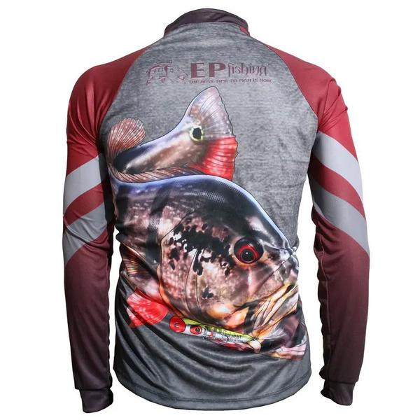 Imagem de Camiseta de Pesca EP Fishing II Tucuna Paca (Tamanho Especial, +50UV)