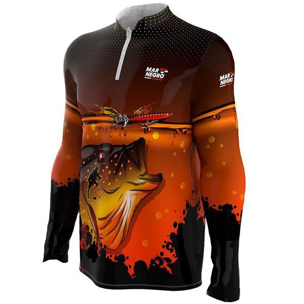 Imagem de Camiseta De Pesca FPS 50+ Paca Açu - Mar Negro