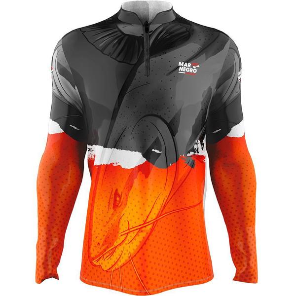 Camiseta De Pesca FPS 50+ Pirarará - Mar Negro Imagem de Camiseta De Pesca FPS 50+ Pirarará - Mar Negro