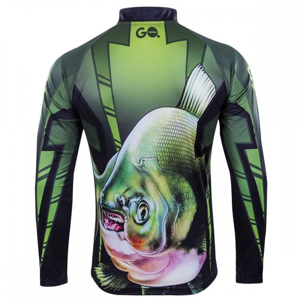 Imagem de Camiseta de Pesca Go Fisher Manga Longa Tambaqui GO04 - Masculina