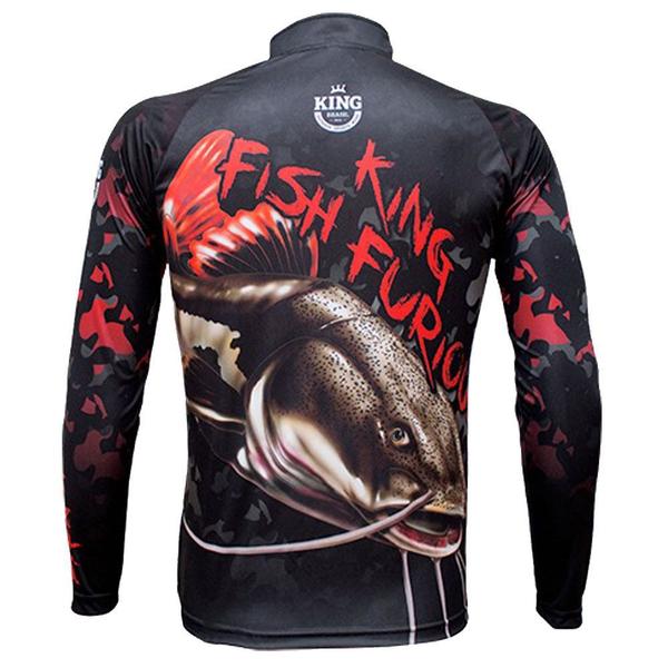 Imagem de Camiseta de Pesca King Brasil Pirarara Proteção UV50+ Masculina