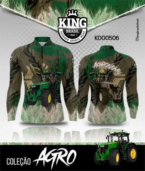 Imagem de Camiseta De Pesca King Proteção Solar Uv KD00506 - Agro