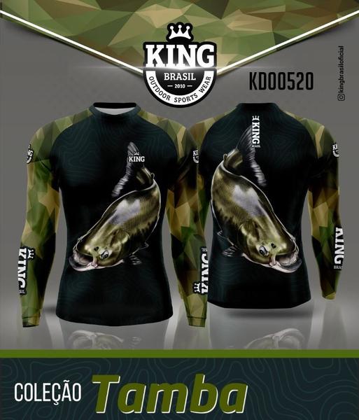 Imagem de Camiseta De Pesca King Proteção Solar Uv KD00520 - Tamba