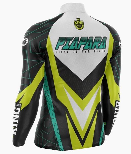 Imagem de Camiseta De Pesca King Proteção Solar Uv KFF305 New - Piapara