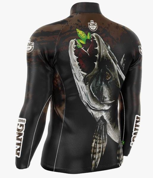 Imagem de Camiseta De Pesca King Proteção Solar Uv KFF644 New - Traíra