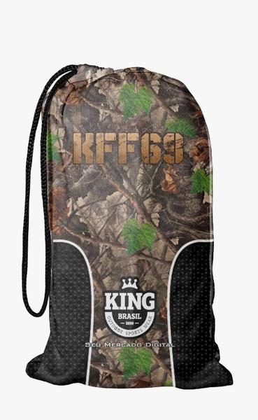 Imagem de Camiseta De Pesca King Proteção Solar Uv KFF69 New - Camuflada Folhagem