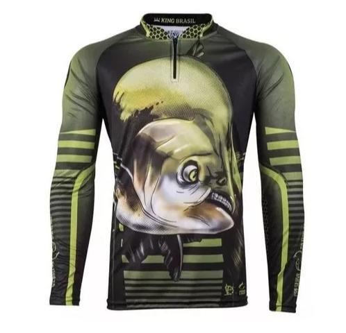 Imagem de Camiseta De Pesca King Proteção Solar Uv kff81 Tamba