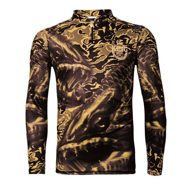 Imagem de Camiseta De Pesca King Proteção Solar Uv Viking 04 - Trairão