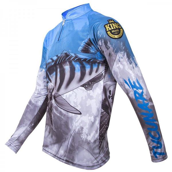 Imagem de Camiseta De Pesca King Proteção Solar Uv Viking 06 - Tucunaré