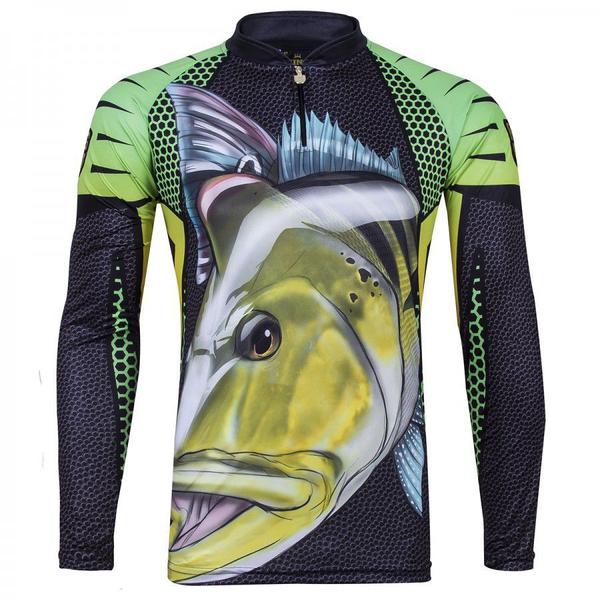 Imagem de Camiseta De Pesca King Proteção Solar Uv Viking 07 - Tucunaré