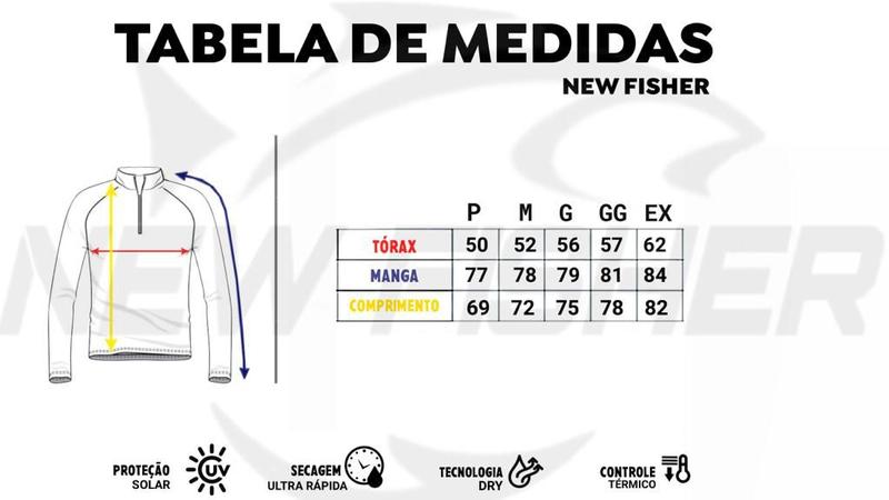 Imagem de Camiseta de Pesca Pai e Filho Com Estampa Igual e Proteção Solar