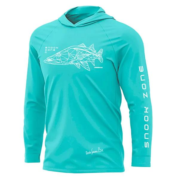 Imagem de Camiseta de Pesca Presa Viva Poliamida South Fishing BR Com Capuz e Proteção Solar