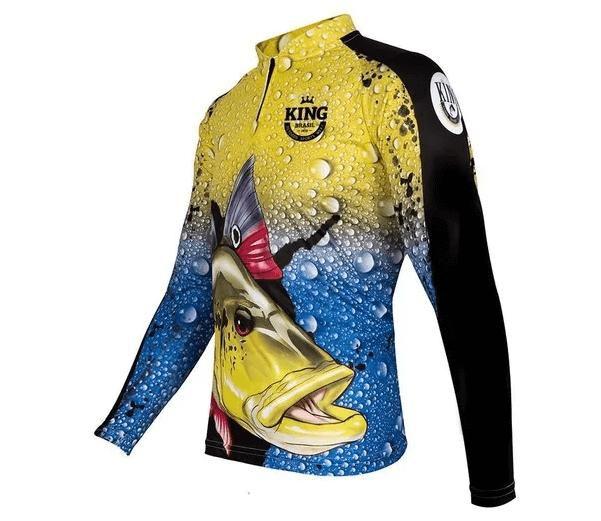 Imagem de Camiseta De Pesca Proteção Solar Uv King Kff60  !!!