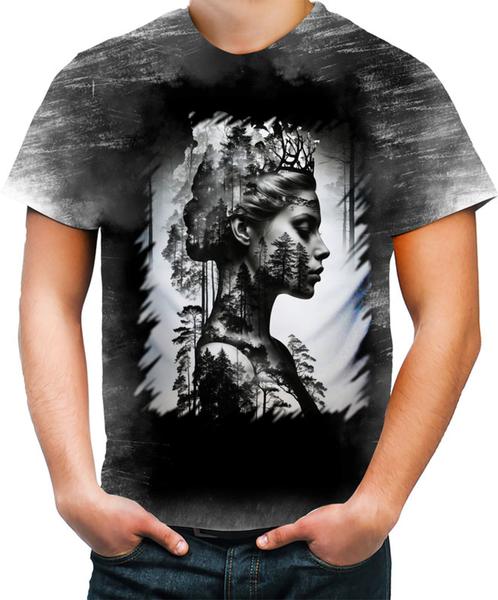 Imagem de Camiseta Desgaste Pesca Rainha da Floresta Nórdica 2