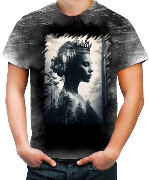 Imagem de Camiseta Desgaste Pesca Rainha da Floresta Nórdica 5