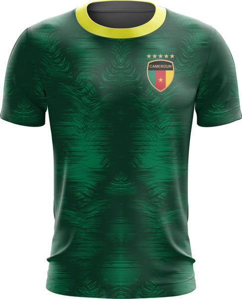 Imagem de Camiseta do Camarões Copa Futebol Esportes Torcedor Dryfit