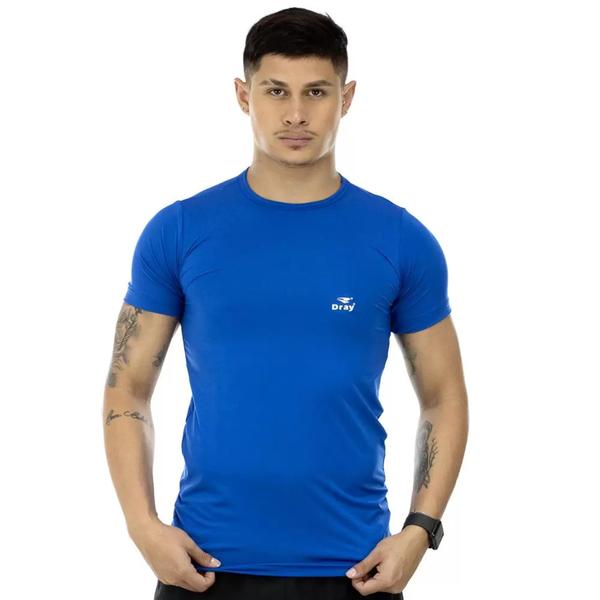 Imagem de Camiseta Dray Térmica Manga Curta Azul - Masculina