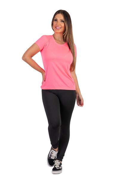 Imagem de Camiseta Dry Fit Feminina Plus Size Academia Corrida 100% Poliester