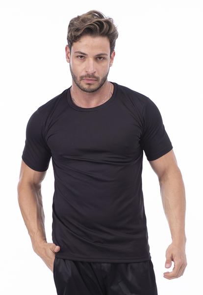 Camiseta dry fit masculina adulto lisa básica 100% poliéster - Main Image