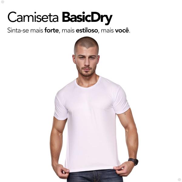 Imagem de Camiseta Dry Fit Proteção Solar Uv Termica Premium Academia