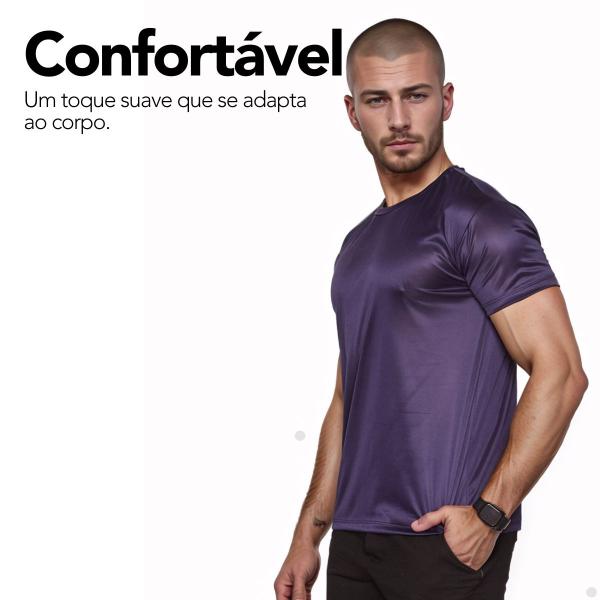 Imagem de Camiseta Dry Fit Proteção Solar Uv Termica Premium Academia