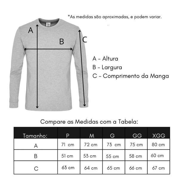 Imagem de Camiseta Dry Masculina Manga Longa Proteção Térmica UV Solar