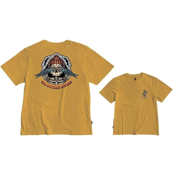 Imagem de Camiseta Element Birds Eye SM25 Masculina Amarelo