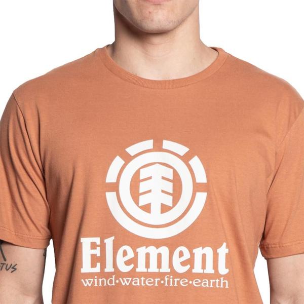 Imagem de Camiseta Element Vertical Color SM25 Masculina Laranja