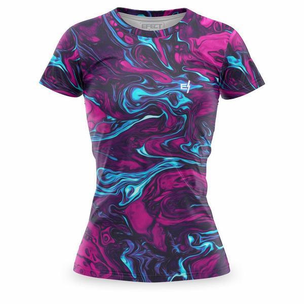 Imagem de Camiseta Feminina Academia Fitness Camisa Caminhada Treino Musculação Corrida