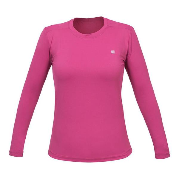 Imagem de Camiseta Feminina Curtlo Active Fresh Manga Longa Ameixa