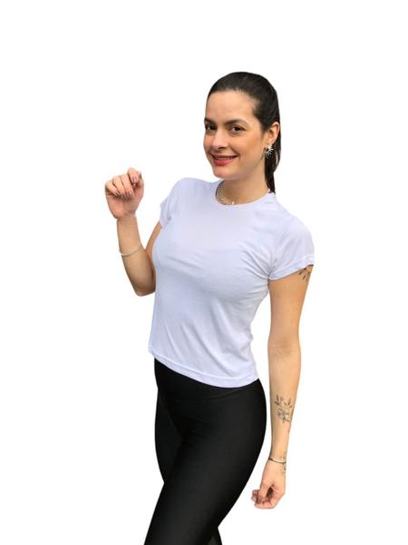 Imagem de Camiseta Feminina Dry Fit Academia Treino Proteção uv