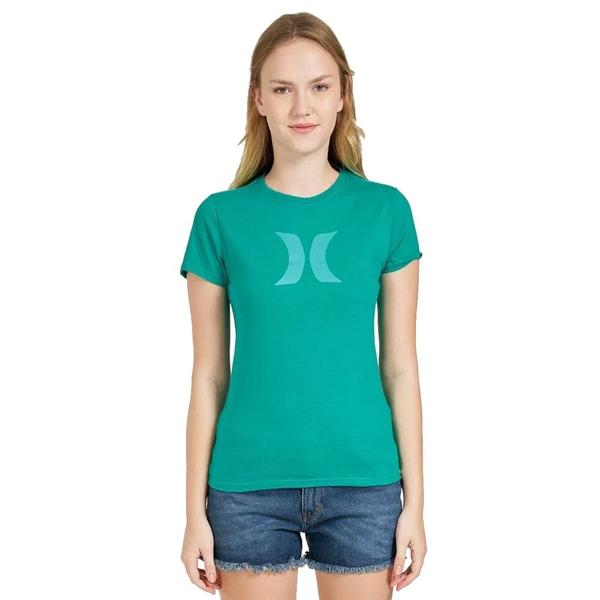 Imagem de Camiseta Feminina Hurley Silk Icon Turquesa