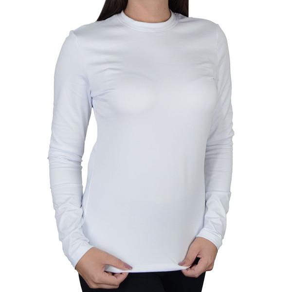 Camiseta Feminina Upman ML Térmica Branca - 245RF Imagem de Camiseta Feminina Upman ML Térmica Branca - 245RF