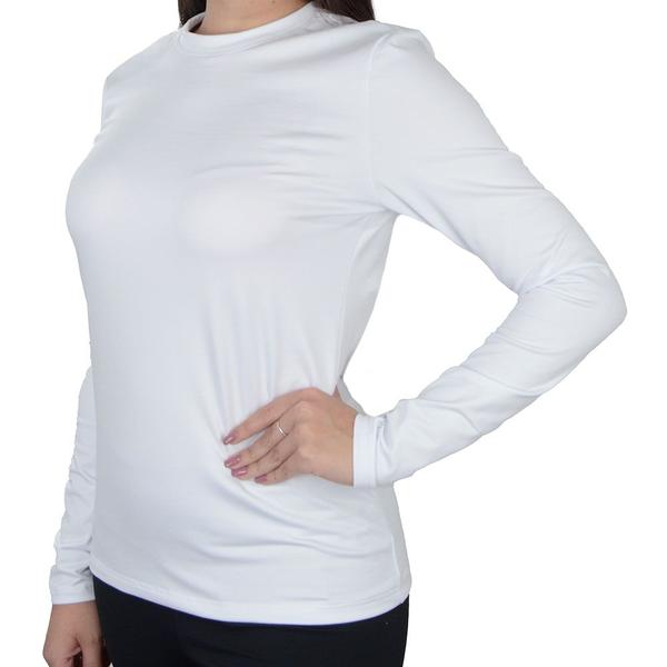 Imagem de Camiseta Feminina Upman ML Térmica Branca - 245RF