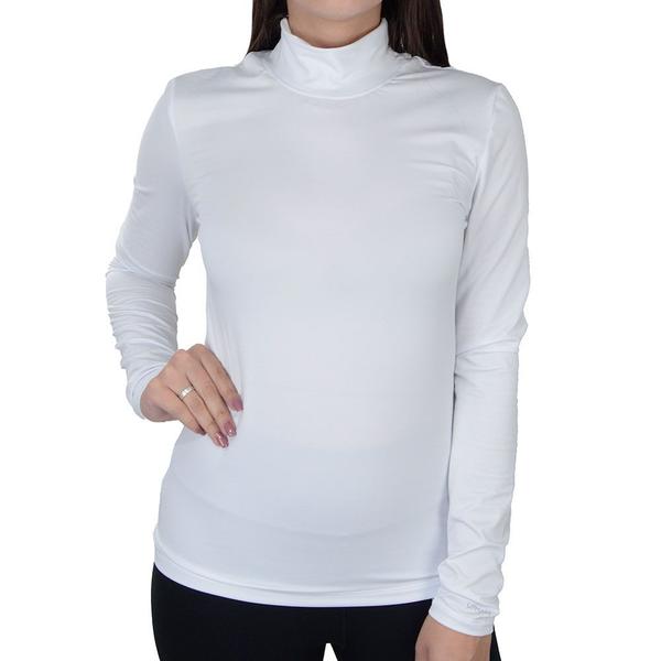 Imagem de Camiseta Feminina Upman ML Térmica Gola Alta Branca - 246RF