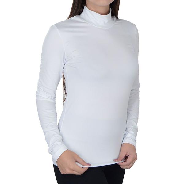 Imagem de Camiseta Feminina Upman ML Térmica Gola Alta Branca - 246RF