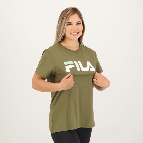 Imagem de Camiseta Fila Letter Premium II Feminina Verde