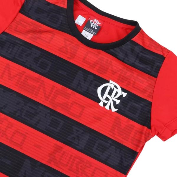 Imagem de Camiseta Flamengo Masculino Adulto Braziline Shout Vermelho