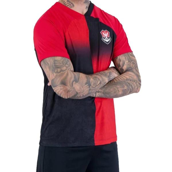 Imagem de Camiseta Flamengo Vintem Masculina - Preto e Vermelho