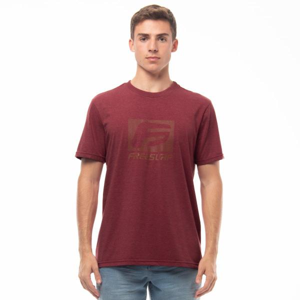 Imagem de Camiseta Free Surf Cool Masculino - Bordo