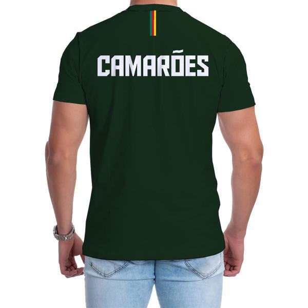 Imagem de Camiseta Futebol Masculina Copa Camisa Camarões 2022