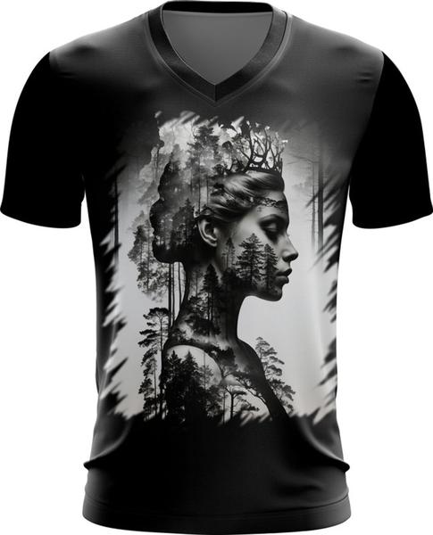 Imagem de Camiseta Gola V Pesca Rainha da Floresta Nórdica 2