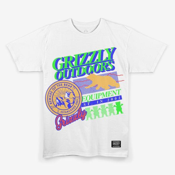 Imagem de Camiseta Grizzly GMC2301P14 Neon Trail - White