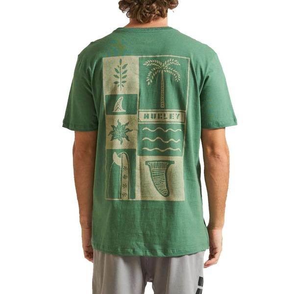 Imagem de Camiseta Hurley Drawing HYTS010638 Verde