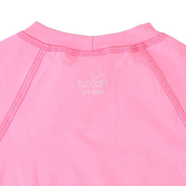 Camiseta Inf Juvenil TipTop Praia ML Rosa Neon - 57251 Imagem de Camiseta Inf Juvenil TipTop Praia ML Rosa Neon - 57251