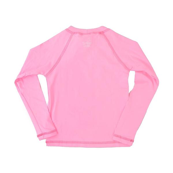 Camiseta Inf Juvenil TipTop Praia ML Rosa Neon - 57251 Imagem de Camiseta Inf Juvenil TipTop Praia ML Rosa Neon - 57251