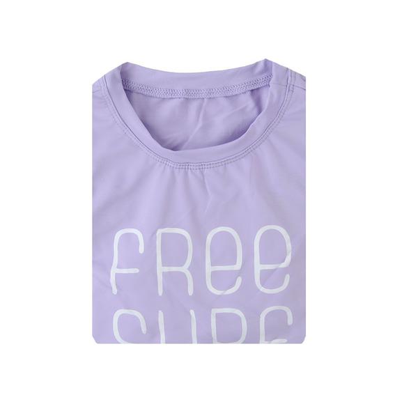 Imagem de Camiseta Infantil Feminino FreeSurf ML Lilás - 141303